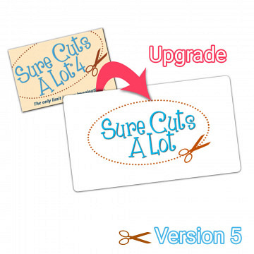Sure Cuts A Lot Upgrade V4 zu V5