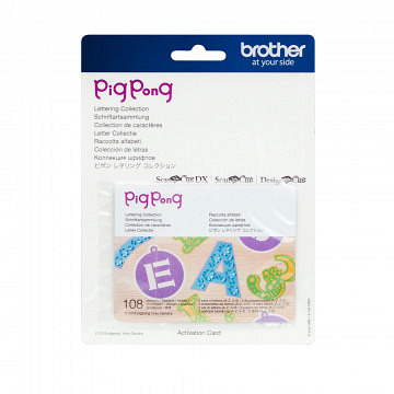 BT Mustersammlung - pigpong lettering 1