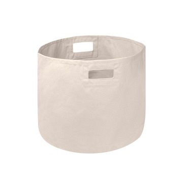 plottiX Canvas Korb - M (28 x 24 cm) Neutral