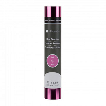 SIL Metallic Heat Transfer - 12" Pink