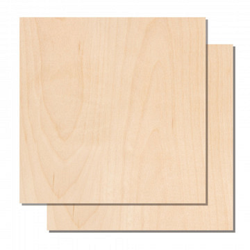 xTool Birch Plywood - 12"x12"x1/8" (18 pcs)