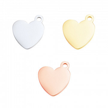 xTool Heart Shaped Pendant Gold / Silver / Rose Gold (30pcs)