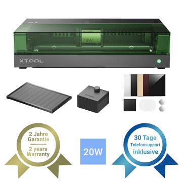 Preorder: xTool S1 20W Laser - Black - Basic Bundle