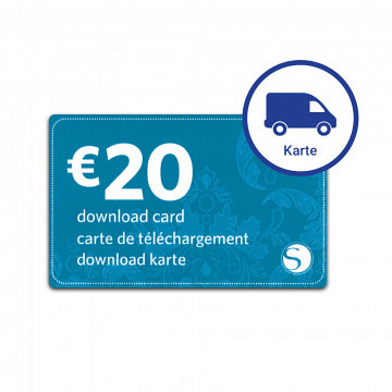 20 Euro Downloadkarte für Silhouette Design Store
