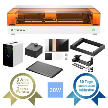 xTool S1 Diodenlaser - SafetyPro Bundle 20W Diodenlaser  -..