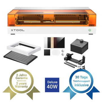 xTool S1 40W Diodenlaser - Weiß - Deluxe Bundle