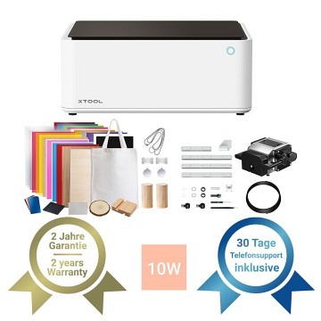xTool M1 10W Diode Laser + Air Assist + Premium Material Box