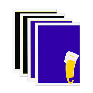 xTool Lasergravur-Beschriftungspapier in schwarz / blau (2..