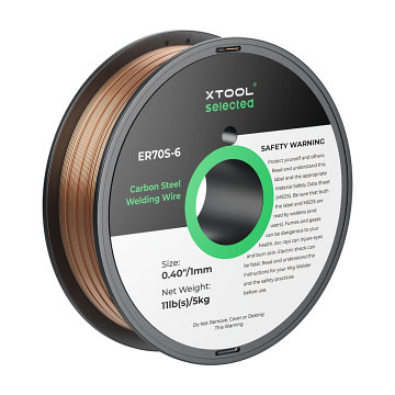 xTool 1 mm ER70S-6 Kohlenstoffstahl-Schweißdraht 11-Pfund ..