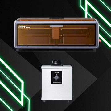 Creality Falcon A1 10W Diodlaser+ plottix smoke purifier b..
