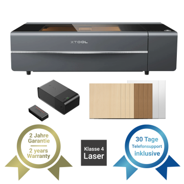 Vorbestellung: xTool P2S 55W CO2 Laser (LK1) - Grau inkl. ..