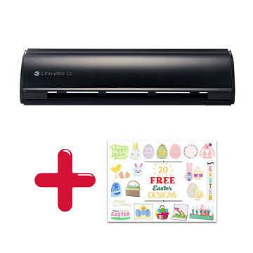 SILHOUETTE CAMEO 5 Alpha - Black + 20 Easter Designs