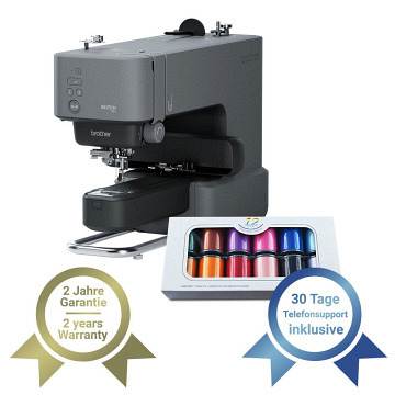 Brother PP1 "Skitch" - Freiarm-Stickmaschine + Stickgarnset