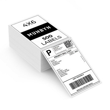 Munbyn Labels - 4x6 inch - 500 pcs