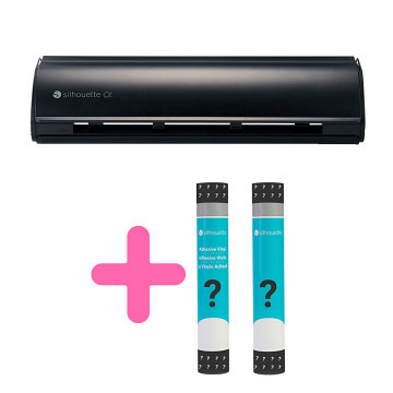 SILHOUETTE CAMEO 5 Alpha - Black + Double foil surprise
