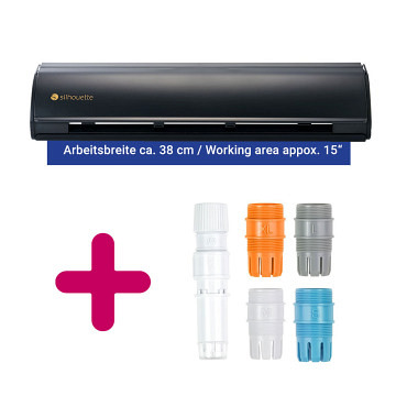 SILHOUETTE CAMEO 5 Alpha PLUS + SILHOUETTE Stiftehalter Ty..