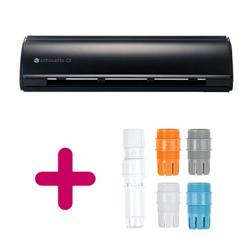 SILHOUETTE CAMEO 5 Alpha - Schwarz Matt + SILHOUETTE Stift..