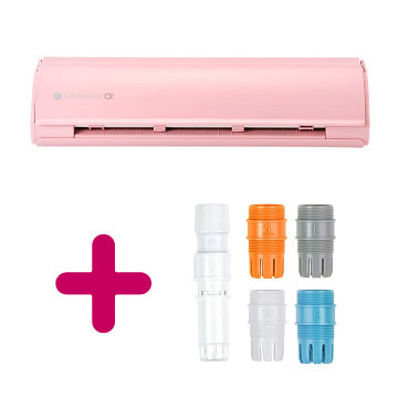 SILHOUETTE CAMEO 5 Alpha - Rosa Matt + SILHOUETTE Stifteha..