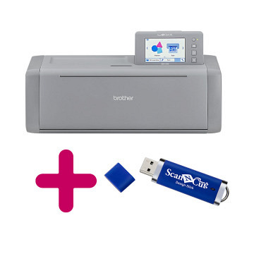 Brother ScanNCut DX-Serie SDX1350 + USB-Designstick für Br..