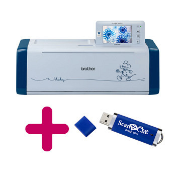 Brother ScanNCut DX-Serie SDX2250D + USB-Designstick für B..