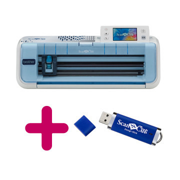 Brother ScanNCut CM-Serie CM750 + USB-Designstick für Brot..