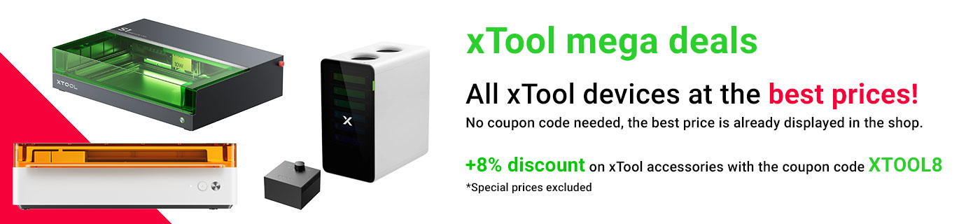 xTool discount vouchers