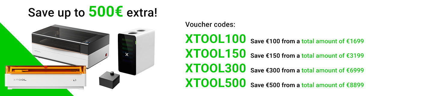 xTool discount vouchers
