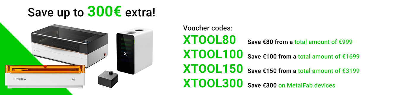 xTool discount vouchers