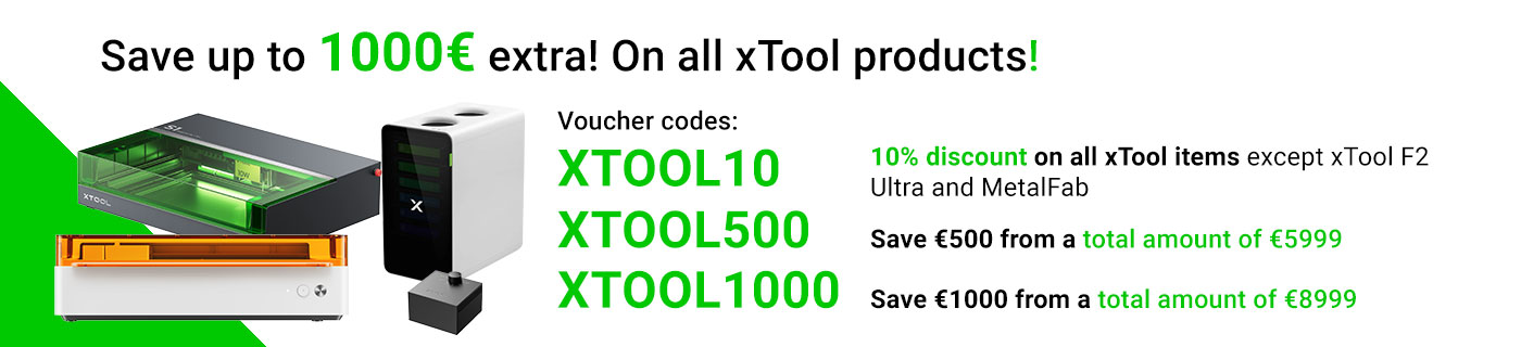xTool discount vouchers