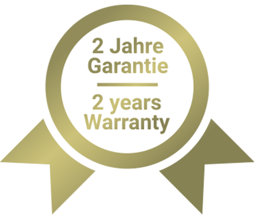 2 Jahre Garantie | 2 years Warranty