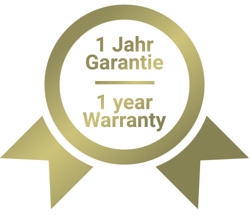 1 Jahre Garantie | 1 year Warranty