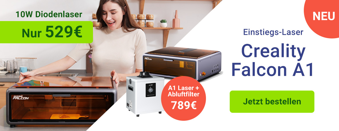 Jetzt neu - Der Falcon A1 Diodenlaser!