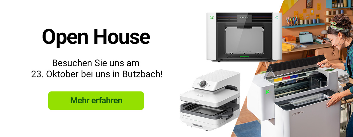 Open House Veranstaltung mit xTool Neuheiten