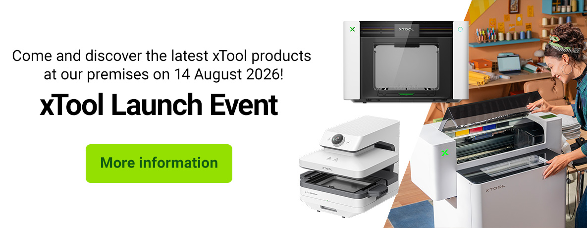 Visit us at our xTool launch event on the 4th of august 2026.
