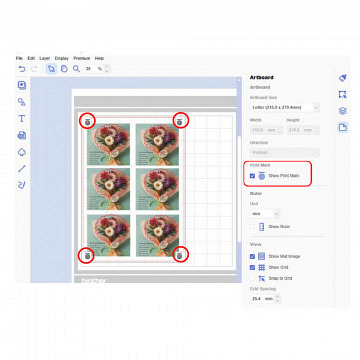 Print to Cut für CanvasWorkspace