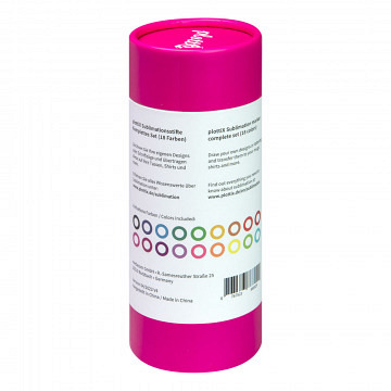 plottiX Sublimationpens Complete Set (18 Pieces)