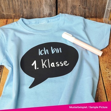 plottiX Kreidetafel - 20cm x 30cm - lose - Schwarz