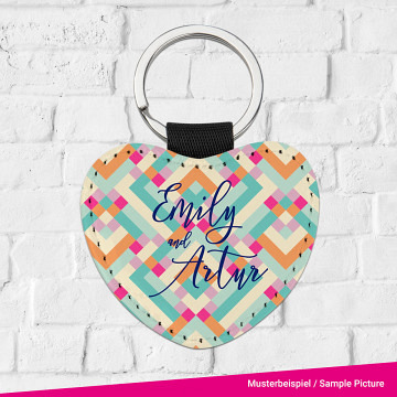 plottiX - key fob - heartshaped