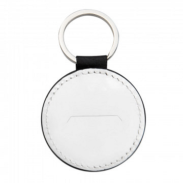 plottiX - leather key fob  Round