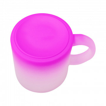 plottiX - 11oz Glastasse Frosted mit Farbverlauf