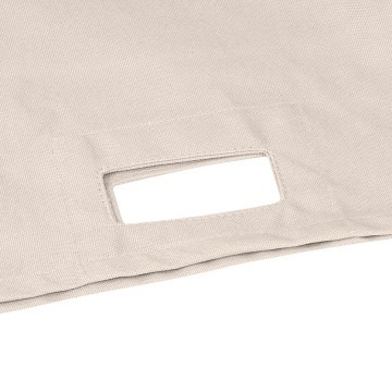 plottiX Canvas Korb - M (28 x 24 cm) Neutral