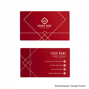 xTool Metal Visitenkarten - Rot (60 Stk.)