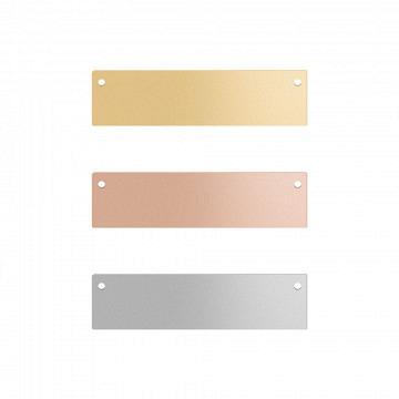 xTool Anhänger zum gravieren - Halskette Rechteckig - Gold..