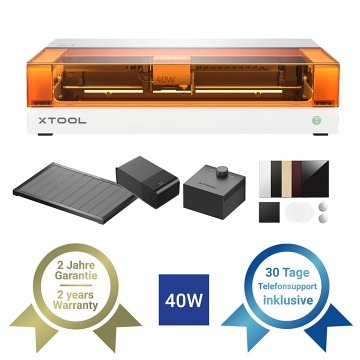 xTool S1 40W Diodlaser  - White - Basic Bundle