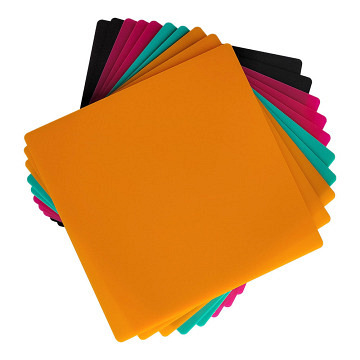 Creality Acrylic Sheet - 30 x 30 x 0.3cm - Frosted - 2x Black, 3x Red, 3x Yellow, 2x Green