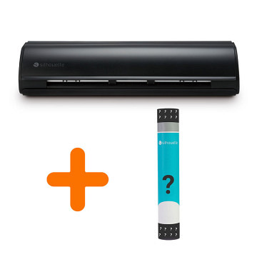 SILHOUETTE CAMEO 5 - Schwarz Matt + Silhouette Folienüberraschung