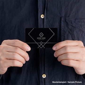 xTool Metall Visitenkarten - Schwarz matt (300 Stk.)