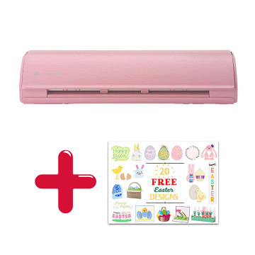 SILHOUETTE CAMEO 5 - Rosa Matte + 20 Easter Designs