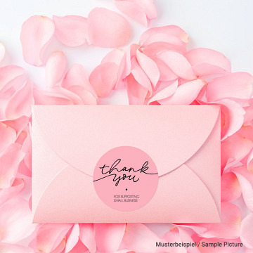 Munbyn Labels - 2x2 inch - pink - circular - 750 pcs