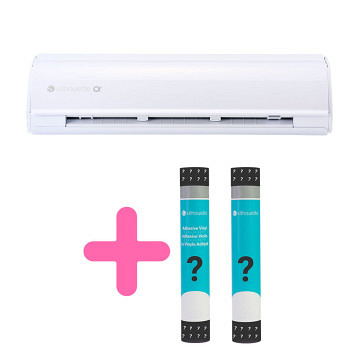 SILHOUETTE CAMEO 5 Alpha - White + Double foil surprise